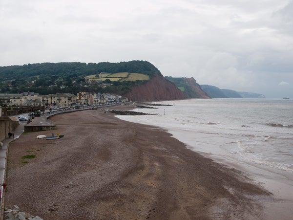 Coastal landscape photo possibly taken with Olympus E-510 SLR.