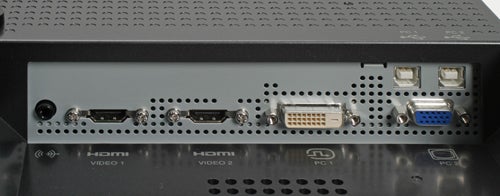 Eizo FlexScan HD2441W monitor showing rear connection ports.