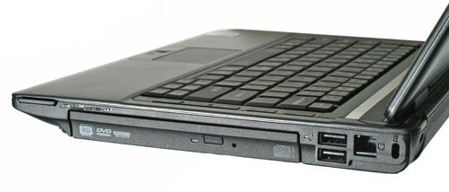 Acer TravelMate 6292 laptop side view showing ports