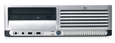 HP dc7700 Small Form Factor desktop computer.