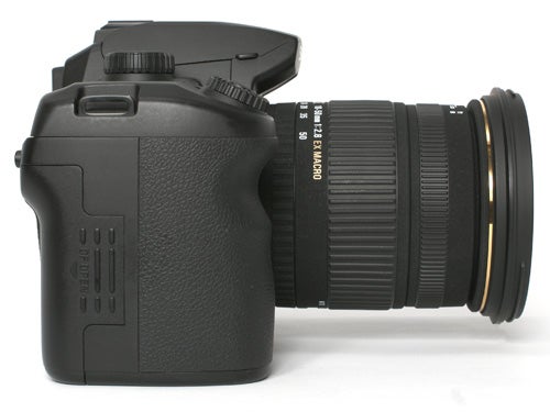 Sigma SD14 digital SLR camera with lens attached