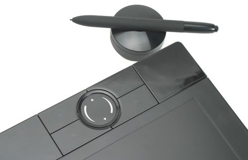 Wacom Bamboo Graphics Tablet with stylus and touch ring.