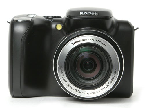 Kodak EasyShare Z712 IS digital camera on white background.