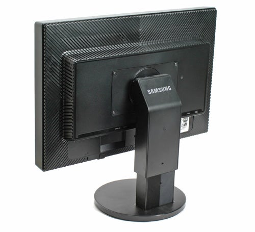 Samsung SyncMaster 245B monitor rear view showing stand