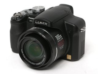 Panasonic Lumix DMC-FZ18 camera with 18x zoom lens.