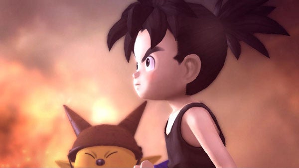 Animated characters looking towards the horizon
