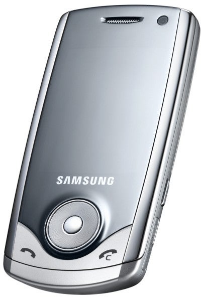 Samsung SGH-U700V mobile phone on white background.