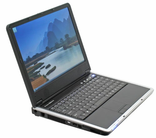 Zepto Znote 6224W laptop with open lid on white background.