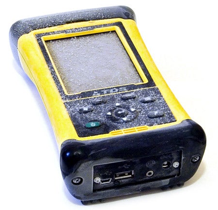 Dusty TDS Nomad 800L rugged PDA on white background