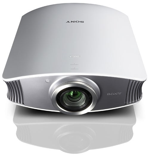Sony VPL-VW50 projector on a reflective surface.
