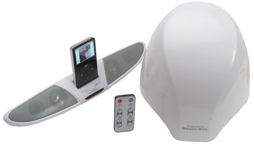 TwinMOS BooM System 2.1 Speaker with iPod dock and remote.