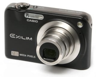 Casio Exilim EX-Z1200 digital camera on a white background.