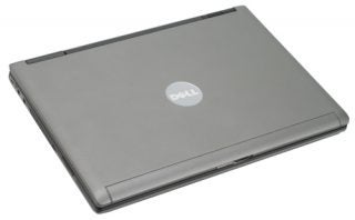 Dell Latitude D430 laptop closed on a white background.