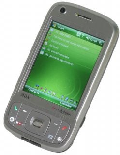 T-Mobile MDA Vario III smartphone on display.
