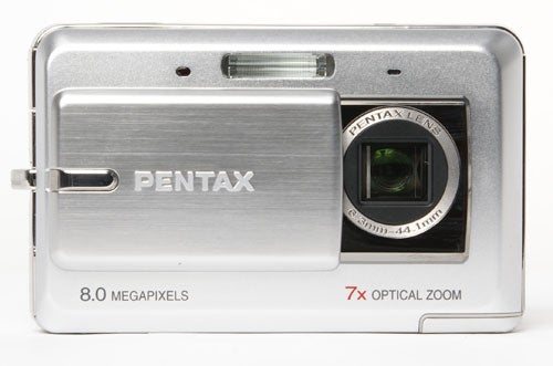 Pentax Optio Z10 digital camera with 8.0 megapixels and 7x optical zoom.