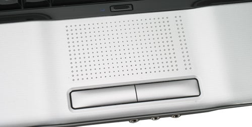 Close-up of HP Pavilion HDX9095EA notebook speaker grille.