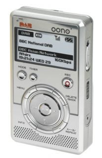 Oono miniDAB/FM/MP3 MD-2Plus2 SE portable digital radio.