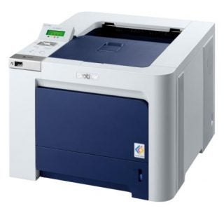 Brother HL-4040CN color laser printer on white background.