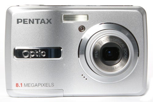 Pentax Optio E40 digital camera with 8.1-megapixel resolution.