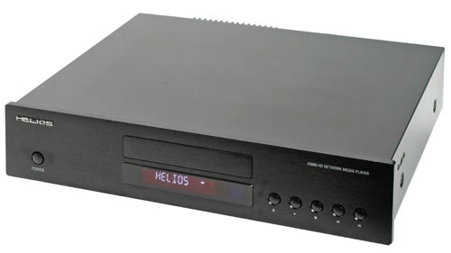 Helios X5000 Network Media Player on white background.