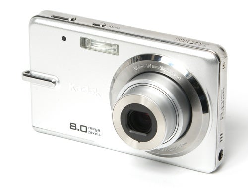 Kodak EasyShare M873 digital camera on white background.