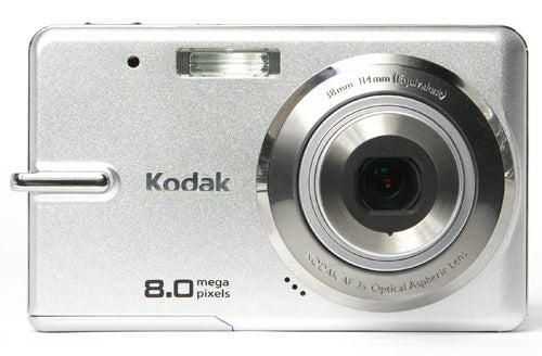 Kodak EasyShare M873 digital camera front view.