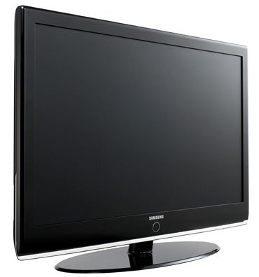 Samsung LE40M87BD 40-inch LCD TV on white background.
