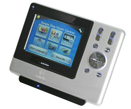 Logitech Harmony 1000 Universal Remote with touchscreen display.