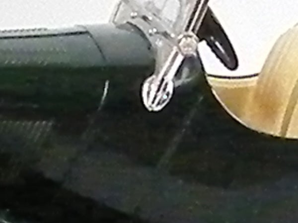 Close-up of a blurred object with indistinct features.
