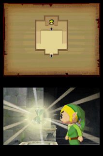 Nintendo DS gameplay screenshot of The Legend of Zelda: The Phantom Hourglass.