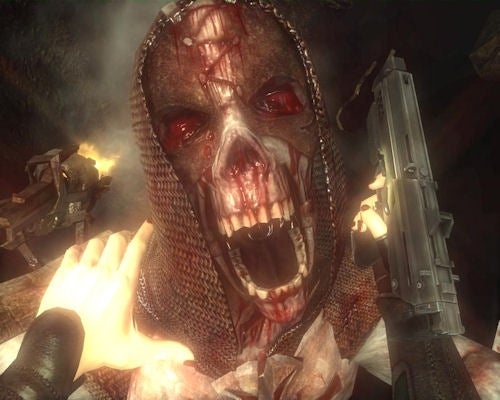 Screenshot from Clive Barker's Jericho video game showing a creature.