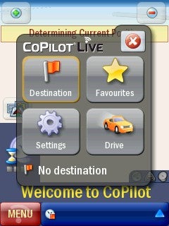 Screenshot of ALK CoPilot Live 7 GPS software interface.