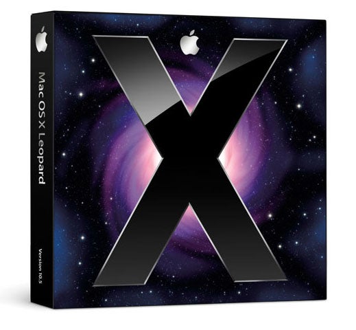 Apple Mac OS X v10.5 Leopard software box