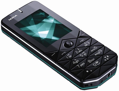 Nokia 7500 Prism phone with distinctive geometric design