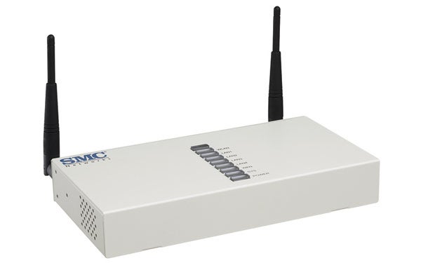 SMC EliteConnect Wireless Hotspot Gateway on white background.