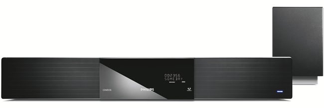 Philips HTS8100 Soundbar and subwoofer system.