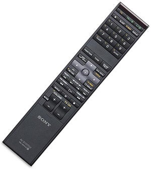 Sony DAV-IS10 home cinema system remote control.