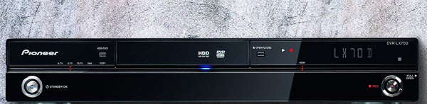 Pioneer DVR-LX70D HDD/DVD Recorder front view.