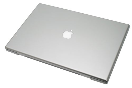 Apple MacBook Pro 17-inch closed on white backgroundApple MacBook Pro 17-inch closed on white background.