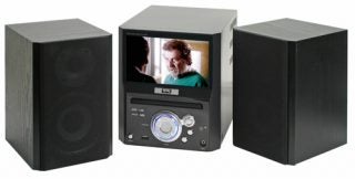 Elonex LNX Cube Multimedia System with speakers and display.