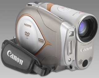 Canon HR10 DVD Camcorder with wrist strap