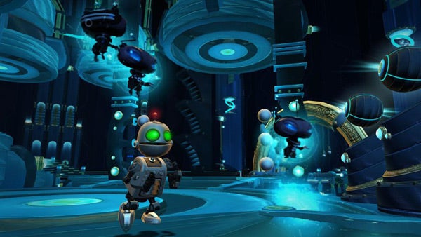Screenshot of Ratchet from Ratchet & Clank game.Screenshot from Ratchet and Clank: Tools of Destruction game.