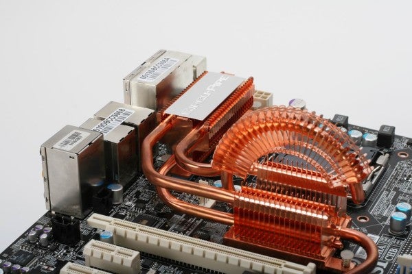 MSI X38 Diamond Motherboard with copper cooling system.