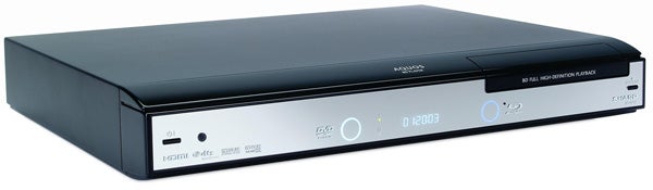 Sharp BD-HP20H Blu-ray Player on a white background.