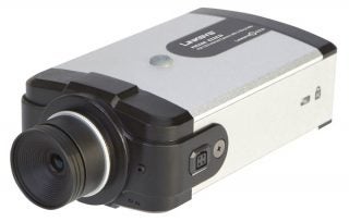 Linksys PCV2300 camera module on white background.