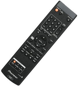 Pioneer DV-LX50 DVD player remote control.
