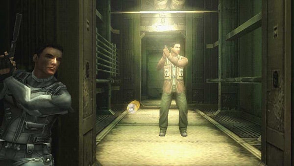 Screenshot from Syphon Filter: Logan's Shadow video game.Screenshot of Syphon Filter: Logan's Shadow gameplay.