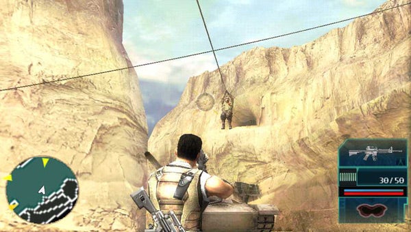 Syphon Filter: Logan's Shadow gameplay screenshot.Screenshot of gameplay from Syphon Filter: Logan's Shadow.