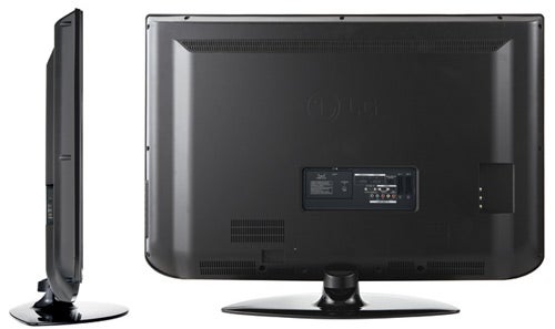 LG 42LT75 42-inch LCD TV front and back views.