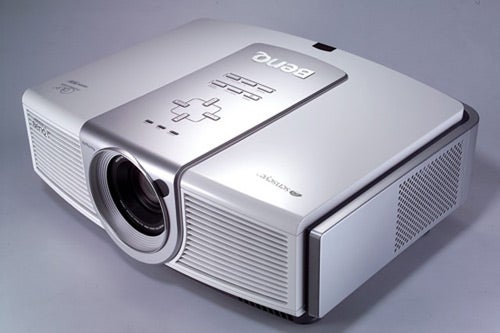 BenQ W9000 1080p DLP projector on white background.